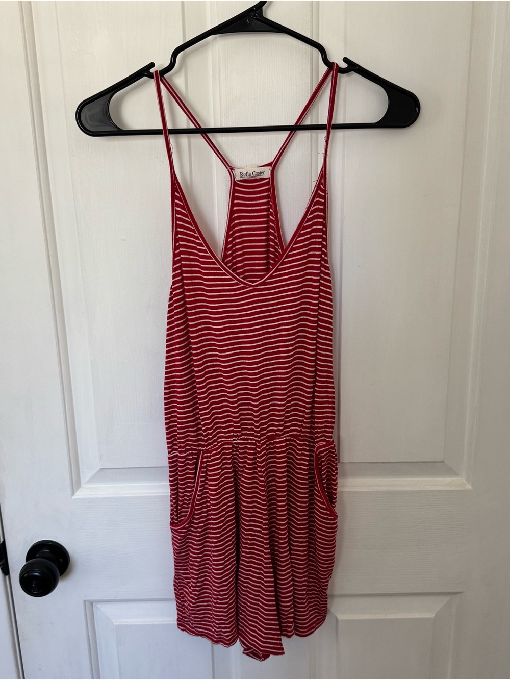 Women’s Rolla Coster Red Striped Romper
